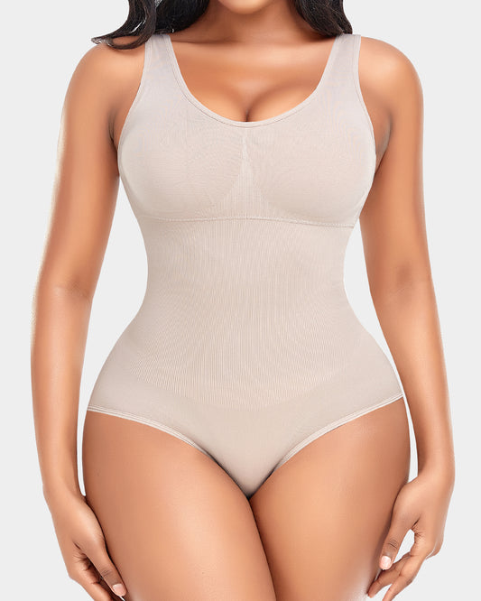 YIANNA Sleeveless Bodysuit for Women High Neck Racer Back Tank Tops  Second-skin Body Suits Thong : : Clothing, Shoes & Accessories