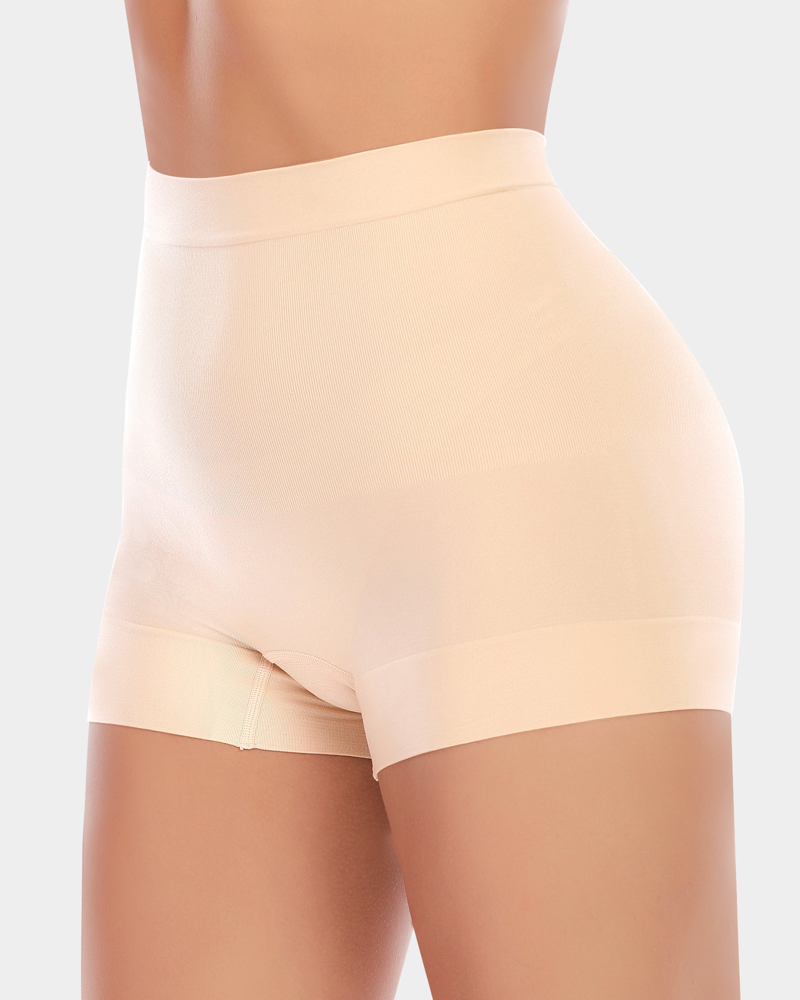 Women Seamless Compression Shorts High Waist Underwear Tummy