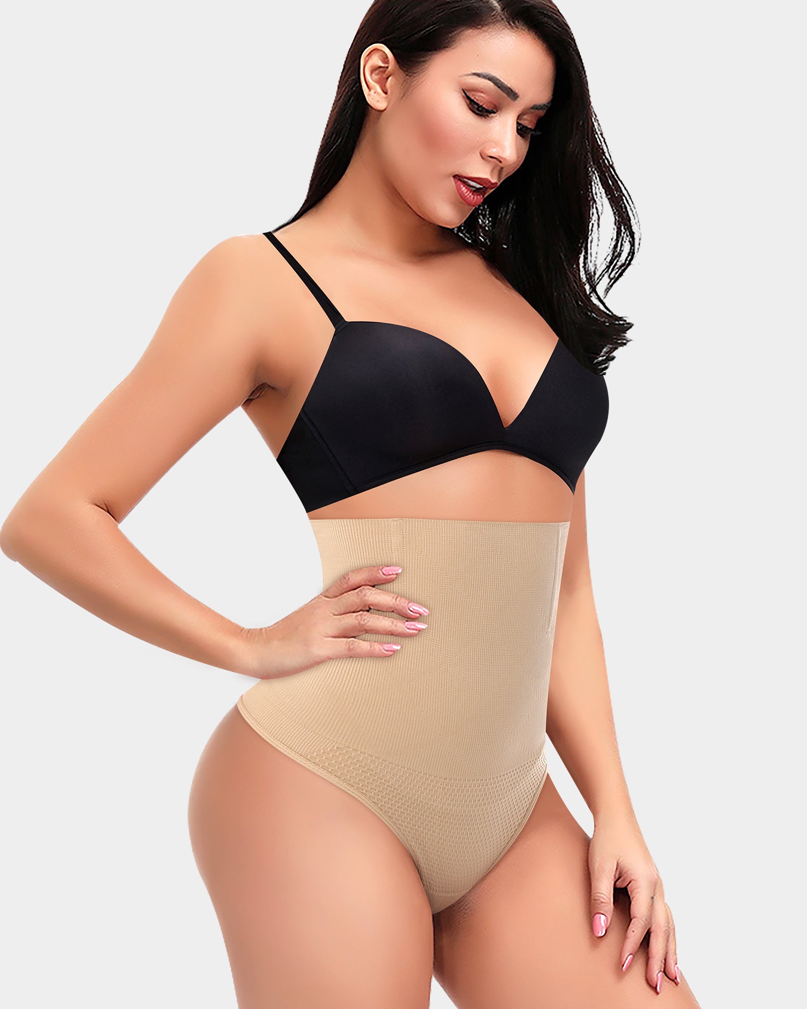 Buy WerenaWomens Thong Shapewear Mid to High Waisted WN0017 Online