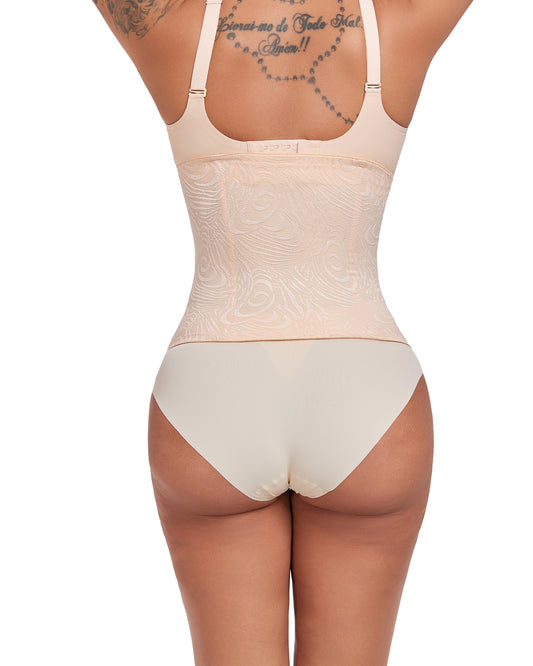 Werena Womens Waist Shapewear Lace Floral Waist Trainer
