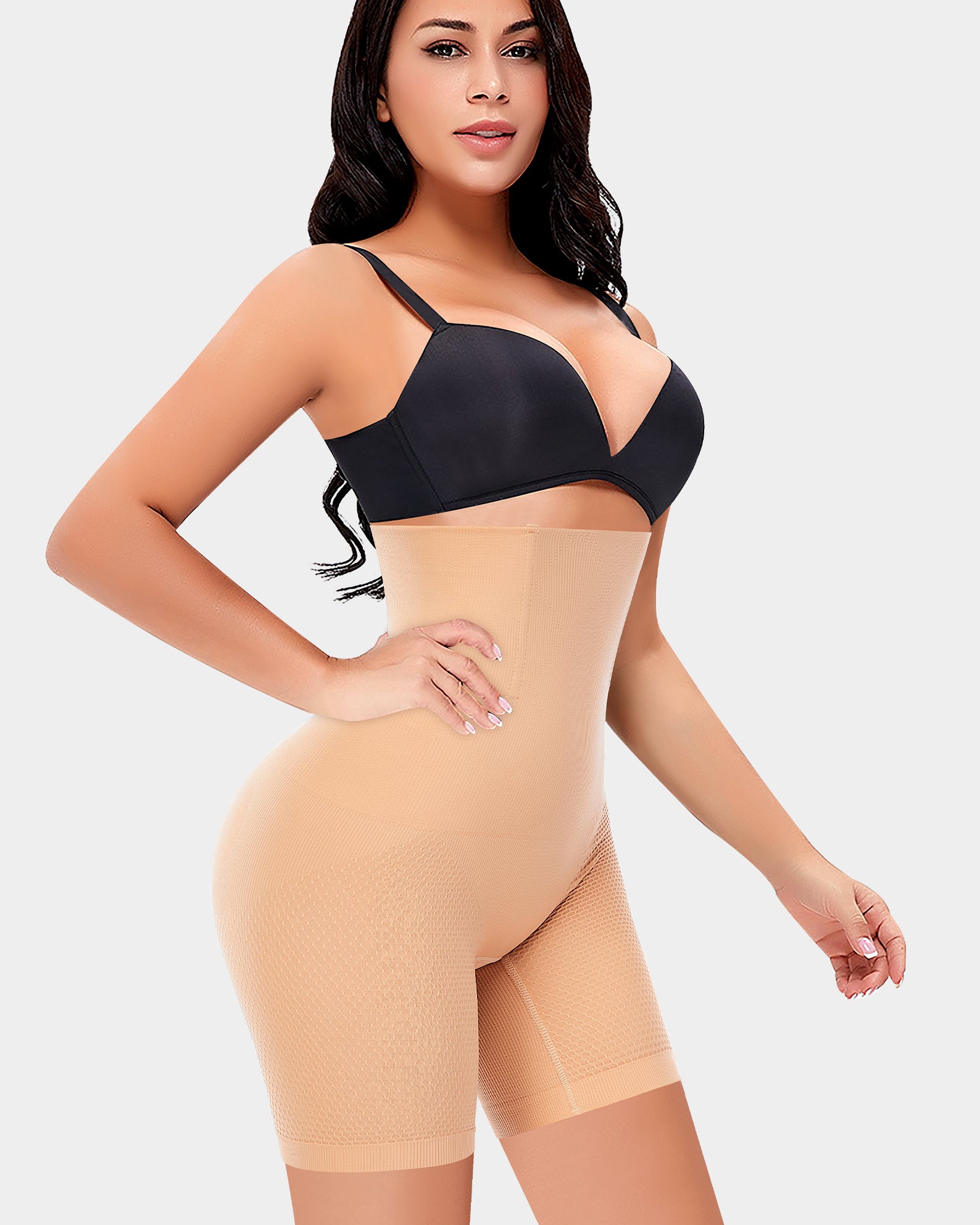 Buy LACE AND ME Women's No Rolling Down Tummy Control Shapewear