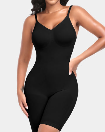 Seamless Contour Bodysuit with Shorts