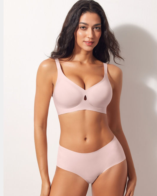 Waterdrop Cutout Jelly Wireless Bra