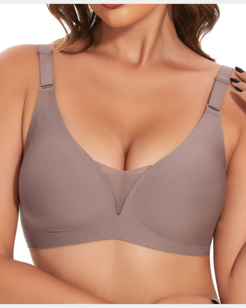 Deep V Mesh Butter-Soft Wireless Bra