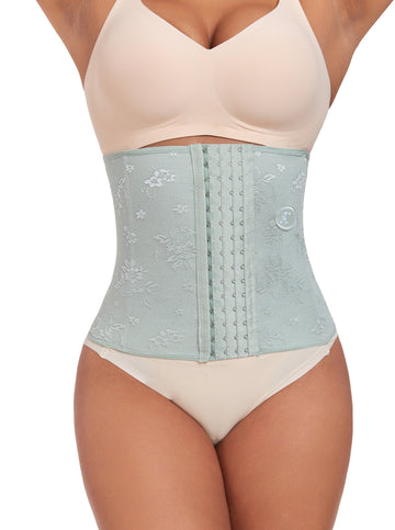 Werena Womens Waist Shapewear Lace Floral Waist Cincher