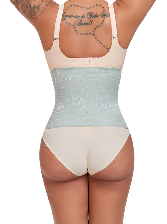 Werena Womens Waist Shapewear Lace Floral Waist Cincher