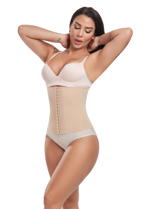 Werena Womens 3 Straps Waist Trainer Shapewear
