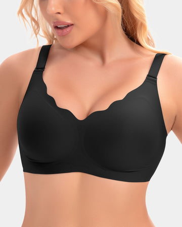 Wave Design Front Wireless Bra