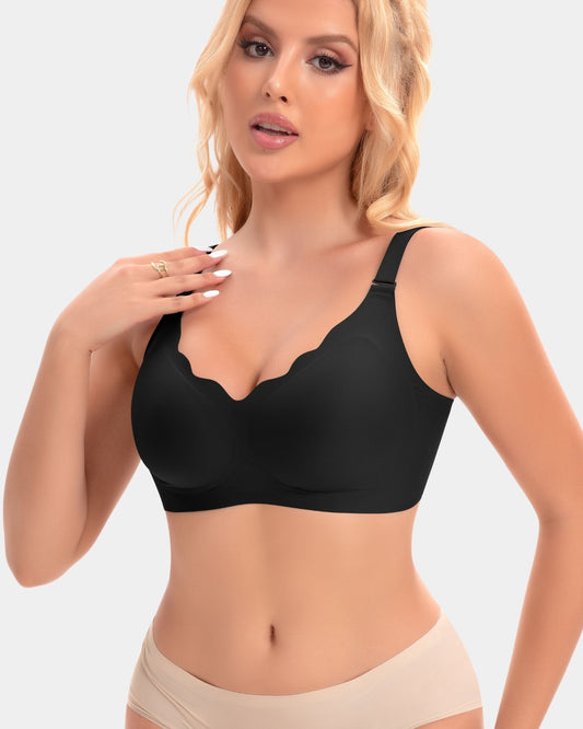 Wave Design Front Wireless Bra