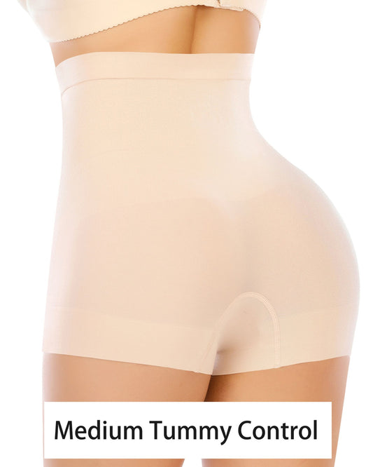 Womens Seamless Shaping Boyshorts Panties Tummy Control Underwear Slimming Shapewear Slip Shorts