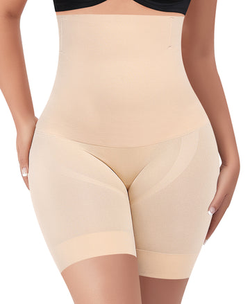 Werena Shapewear Shorts Tummy Control for Women High Waisted Body Shaper Underwear Slimming Slip Shorts Under Dresses