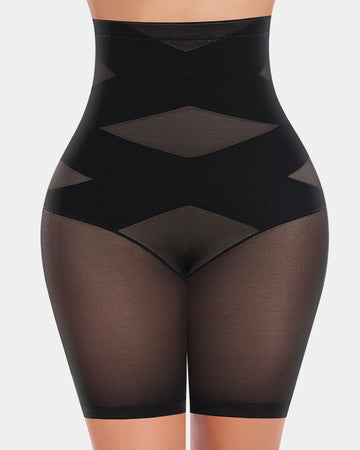 High-Waisted Cross-Waist Shorts