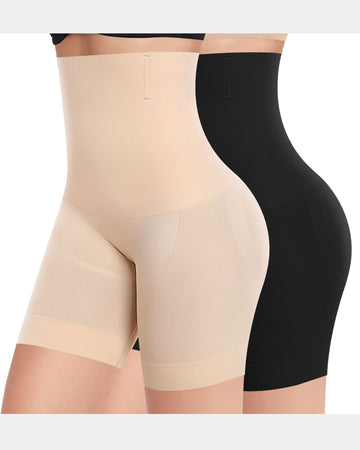 Werena Shapewear Shorts Tummy Control for Women High Waisted Body Shaper Underwear Slimming Slip Shorts Under Dresses